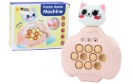 "Pop-It Kitty Game" rožinis arkadinis konsolinis vibracinis sensorinis kilimėlis