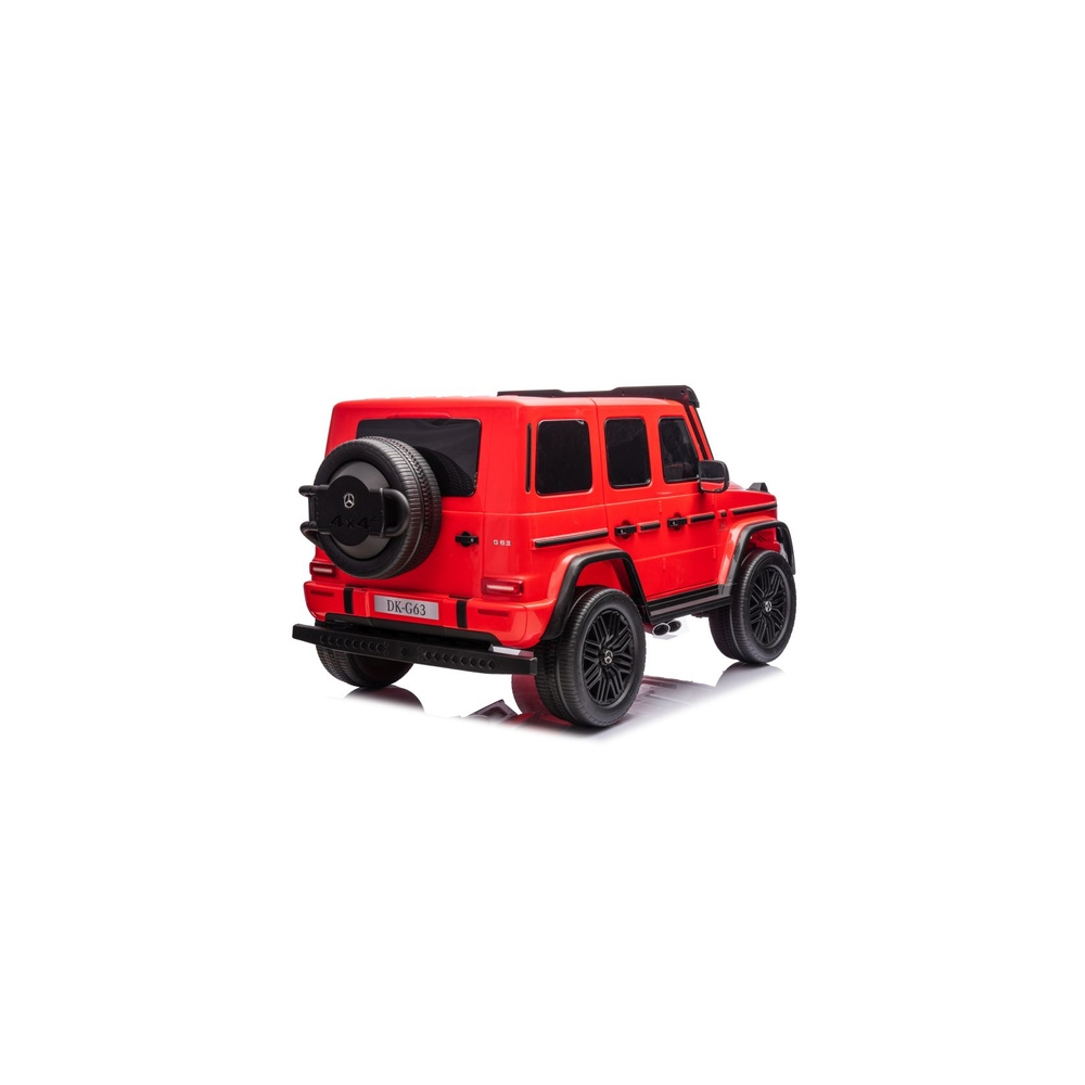Elektromobilis Mercedes G63 XXL 4x4, Red-Elektromobiliai vaikams, Visureigiai-e-vaikas