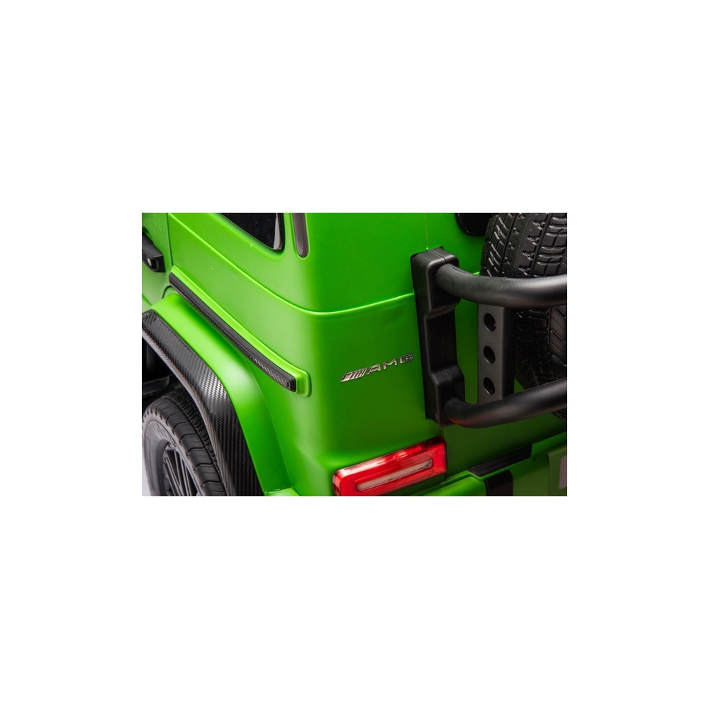 Elektromobilis Mercedes G63 XXL 4x4, lakuotas žalias-Elektromobiliai vaikams, Visureigiai-e-vaikas