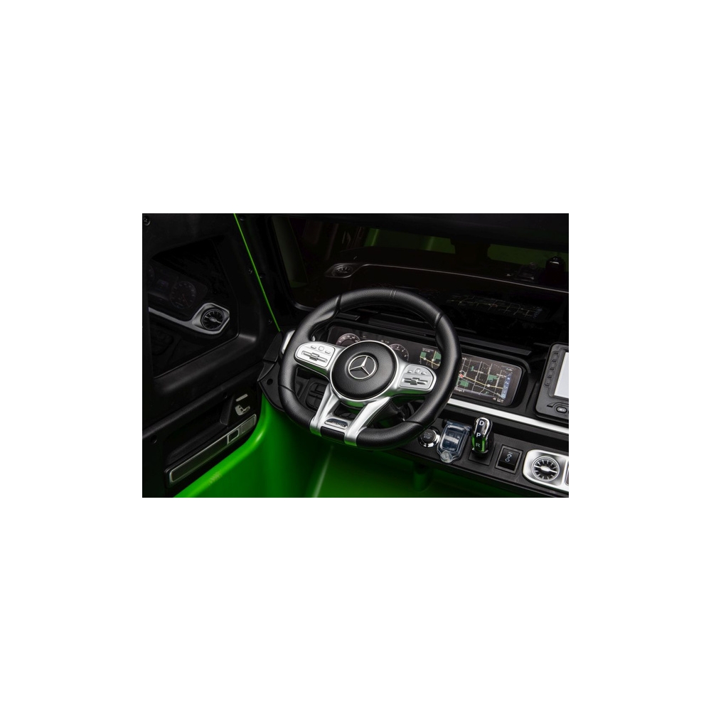 Elektromobilis Mercedes G63 XXL 4x4, lakuotas žalias-Elektromobiliai vaikams, Visureigiai-e-vaikas