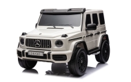 Elektromobilis Mercedes G63 XXL 24V, White-Elektromobiliai vaikams, Visureigiai-e-vaikas