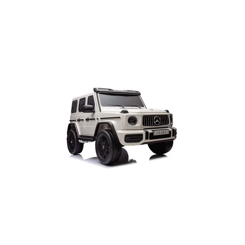Elektromobilis Mercedes G63 XXL 24V, White-Elektromobiliai vaikams, Visureigiai-e-vaikas