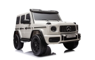 Elektromobilis Mercedes G63 XXL 24V, White-Elektromobiliai vaikams, Visureigiai-e-vaikas