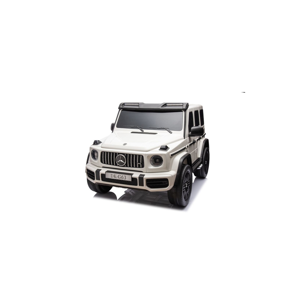 Elektromobilis Mercedes G63 XXL 24V, White-Elektromobiliai vaikams, Visureigiai-e-vaikas