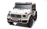 Elektromobilis Mercedes G63 XXL 24V, White-Elektromobiliai vaikams, Visureigiai-e-vaikas
