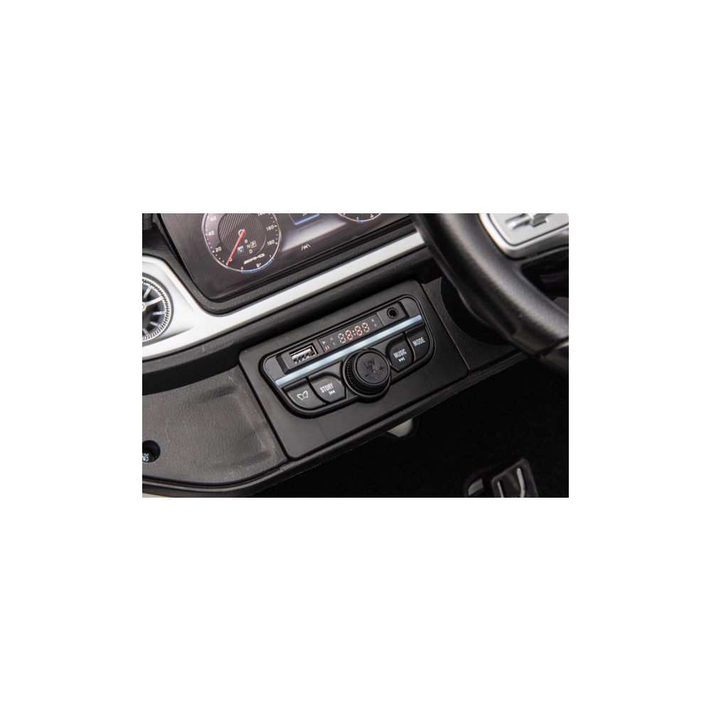 Elektromobilis Mercedes G63 XXL 24V, White-Elektromobiliai vaikams, Visureigiai-e-vaikas