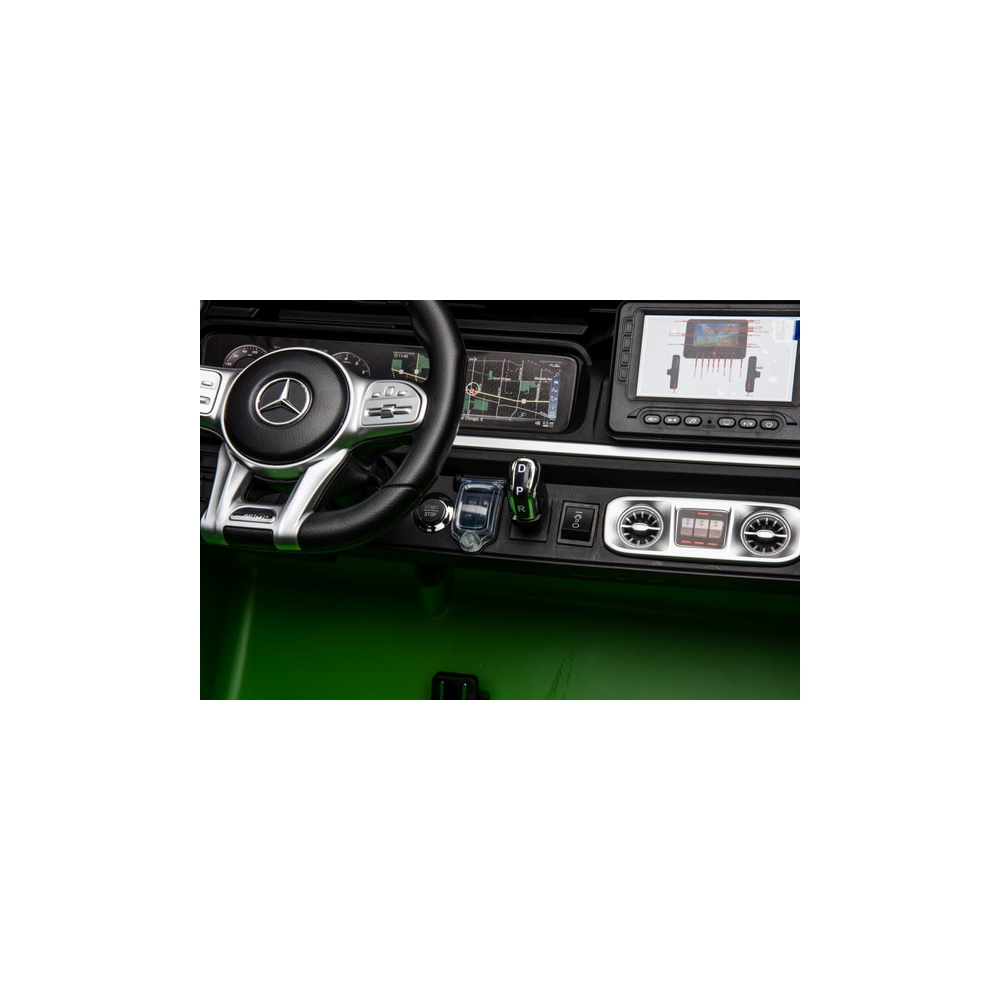 Elektromobilis Mercedes G63 XXL 24V, Green-Elektromobiliai vaikams, Visureigiai-e-vaikas