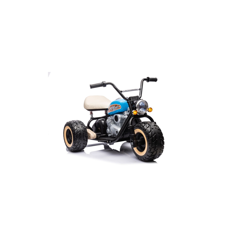 LL6688 Mėlynas 24V įkraunamas triratis motociklas-Elektromobiliai vaikams, Motociklai-e-vaikas