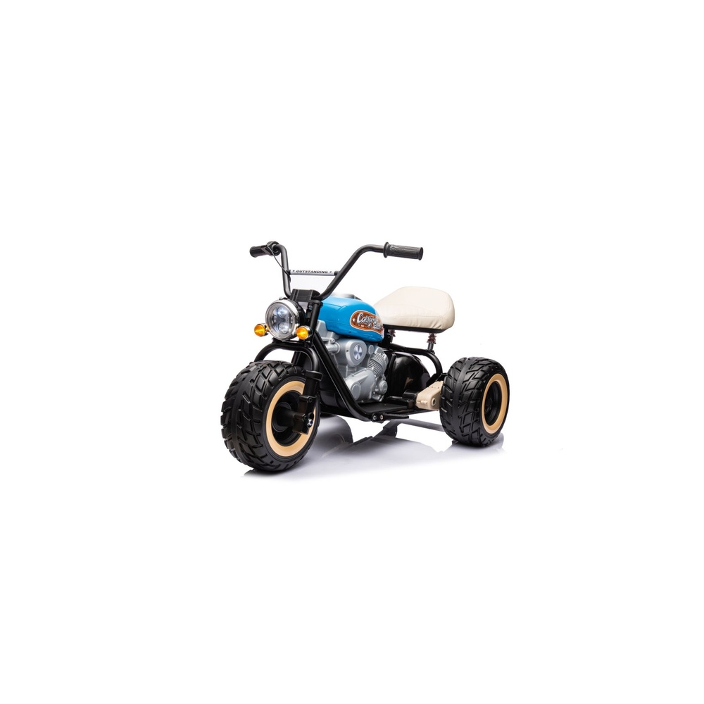 LL6688 Mėlynas 24V įkraunamas triratis motociklas-Elektromobiliai vaikams, Motociklai-e-vaikas
