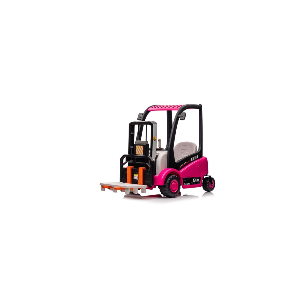 Elektrinis šakinis krautuvas XMX638, Pink-Elektromobiliai vaikams, Traktoriai-e-vaikas