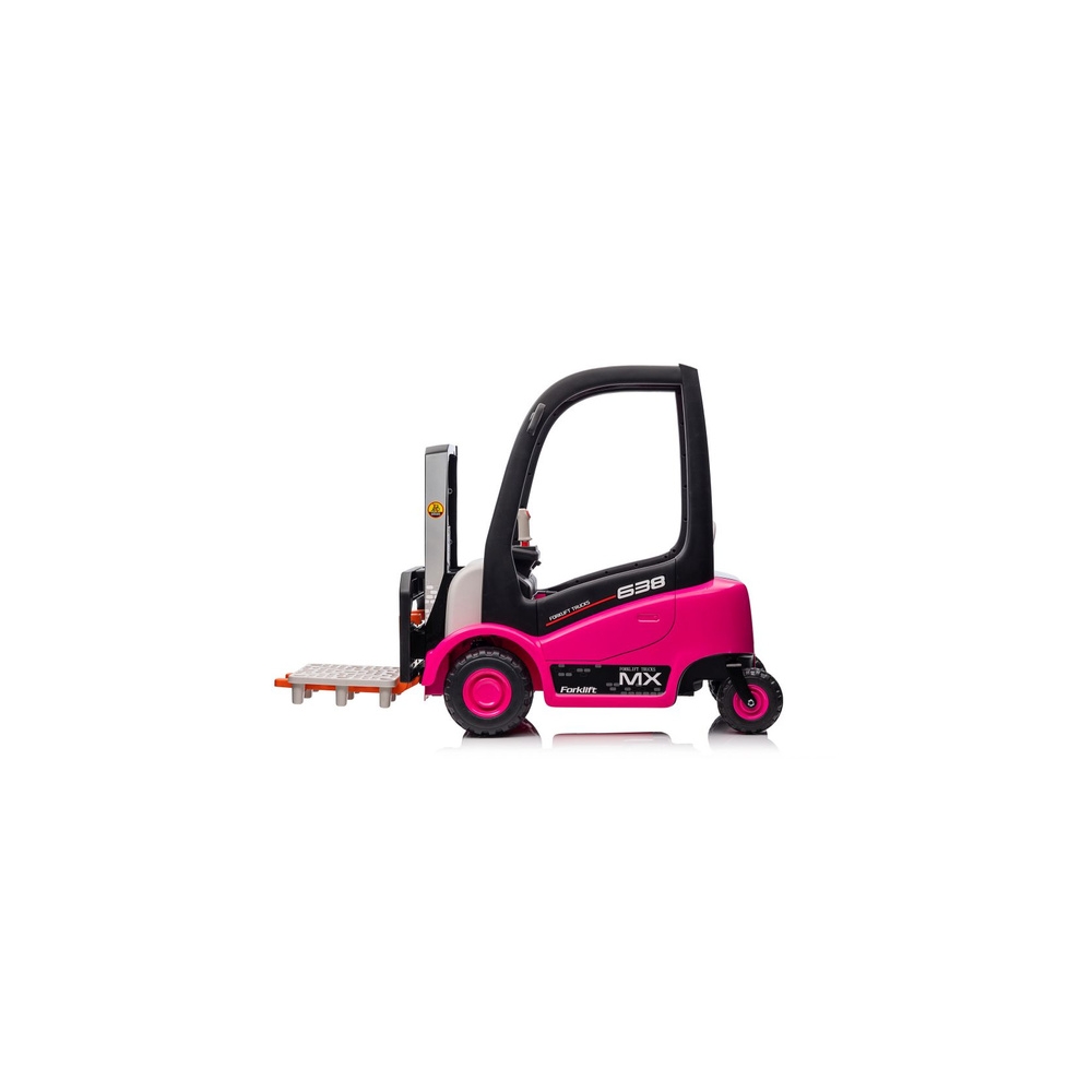 Elektrinis šakinis krautuvas XMX638, Pink-Elektromobiliai vaikams, Traktoriai-e-vaikas