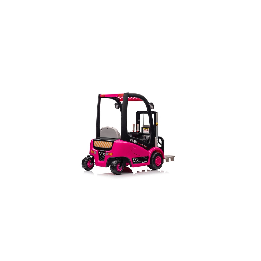 Elektrinis šakinis krautuvas XMX638, Pink-Elektromobiliai vaikams, Traktoriai-e-vaikas