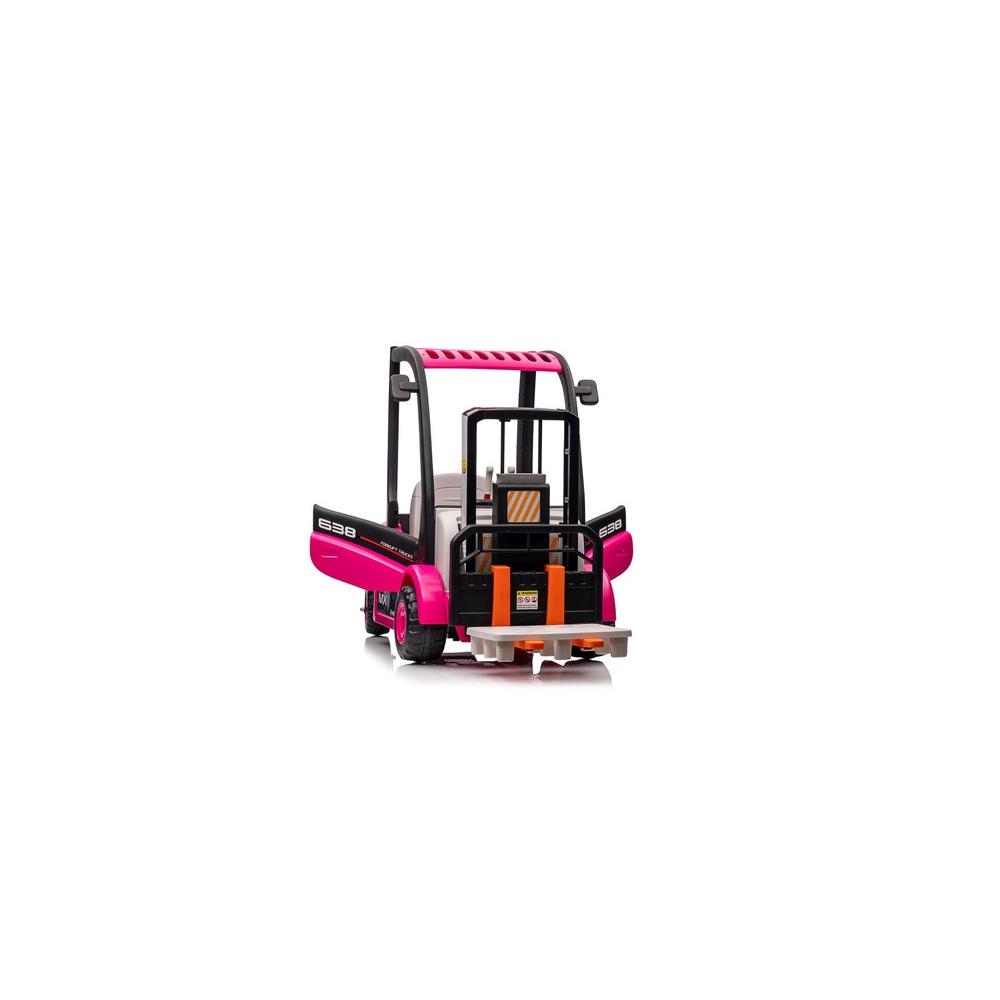 Elektrinis šakinis krautuvas XMX638, Pink-Elektromobiliai vaikams, Traktoriai-e-vaikas