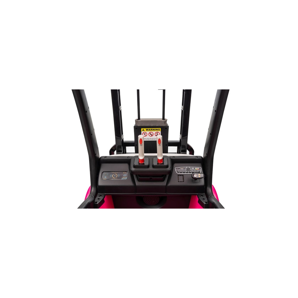 Elektrinis šakinis krautuvas XMX638, Pink-Elektromobiliai vaikams, Traktoriai-e-vaikas