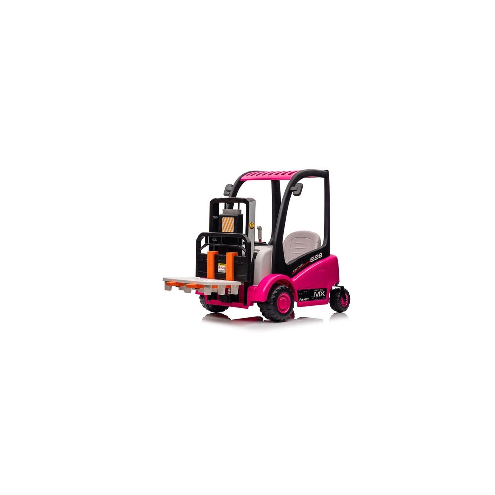 Elektrinis šakinis krautuvas XMX638, Pink-Elektromobiliai vaikams, Traktoriai-e-vaikas