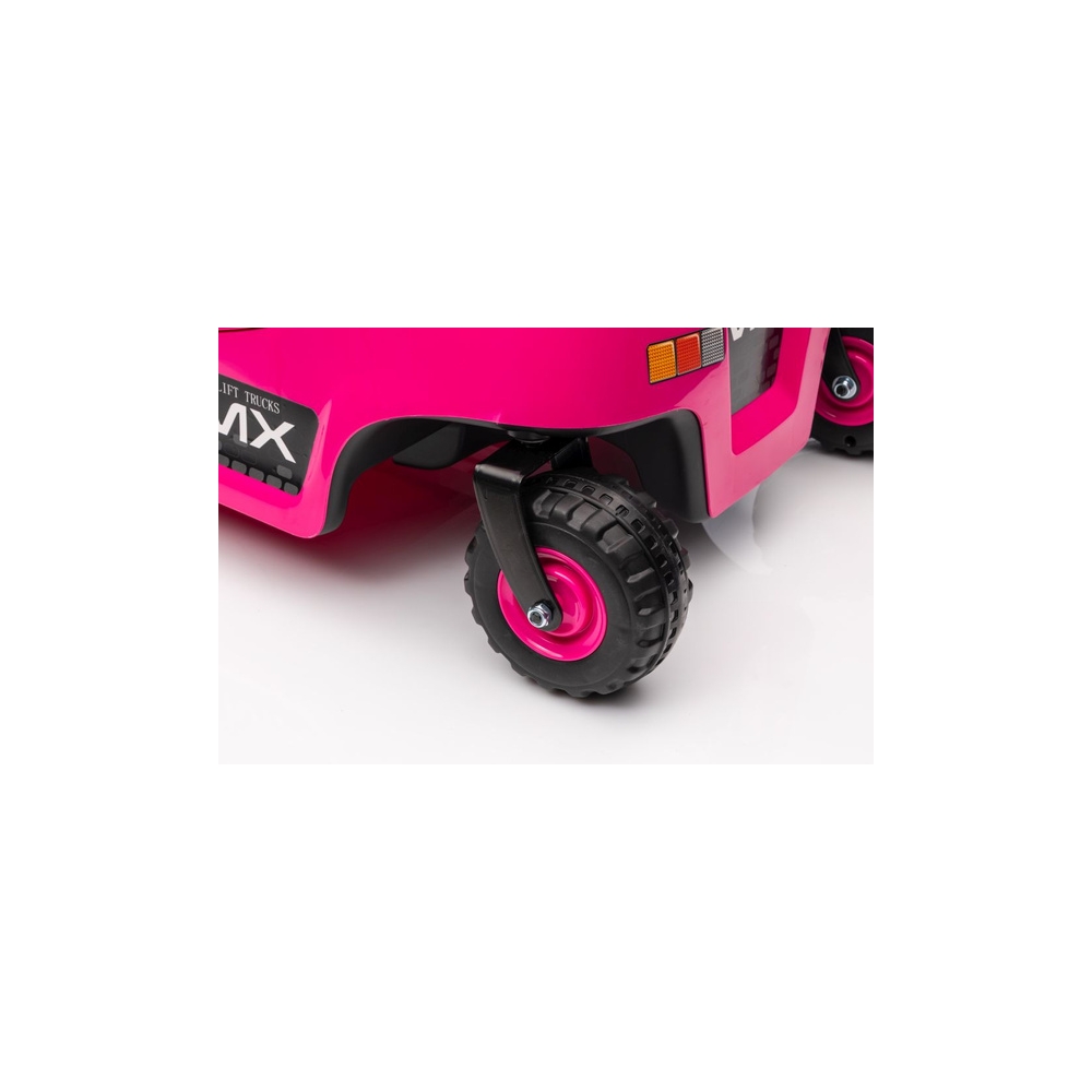 Elektrinis šakinis krautuvas XMX638, Pink-Elektromobiliai vaikams, Traktoriai-e-vaikas