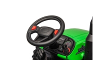 Elektrinis traktorius HC-306 24 V, Green-Elektromobiliai vaikams, Traktoriai-e-vaikas