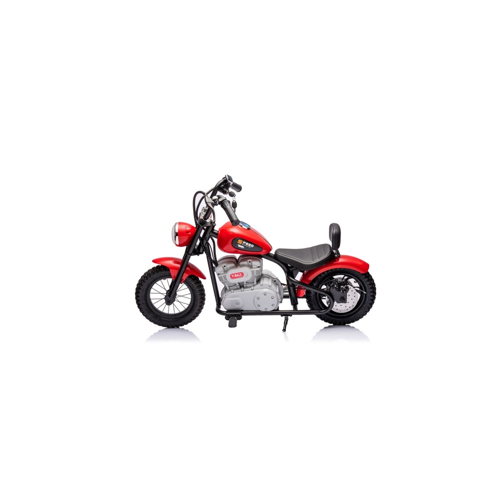 Elektrinis motociklas A9902 36V, Red-Elektromobiliai vaikams, Motociklai-e-vaikas