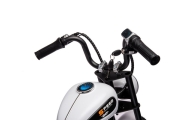Elektrinis motociklas A9902 36V, White-Elektromobiliai vaikams, Motociklai-e-vaikas