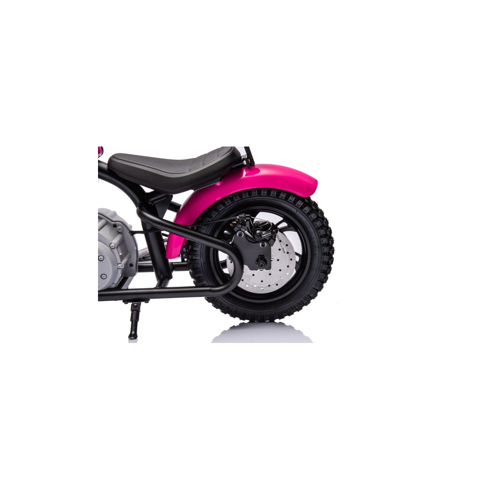 Elektrinis motociklas A9902 36V, Pink-Elektromobiliai vaikams, Motociklai-e-vaikas