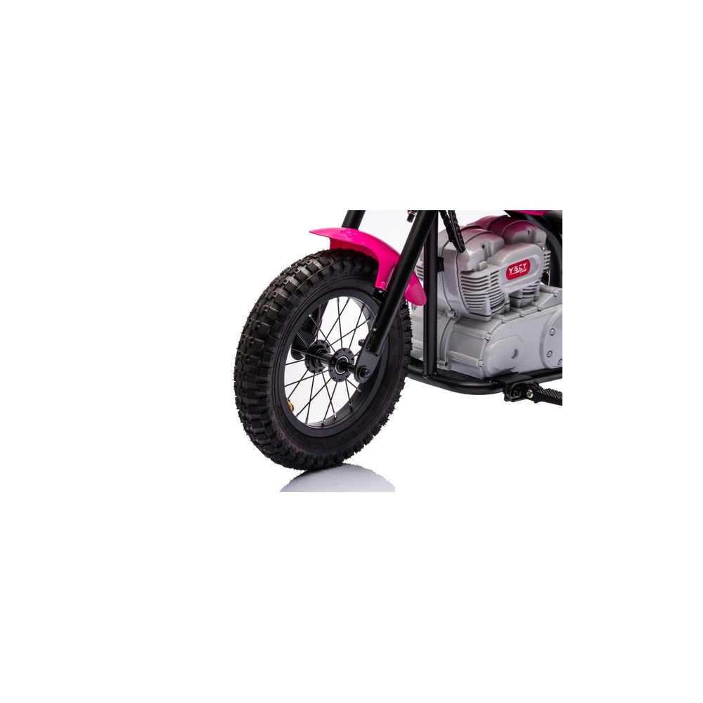 Elektrinis motociklas A9902 36V, Pink-Elektromobiliai vaikams, Motociklai-e-vaikas