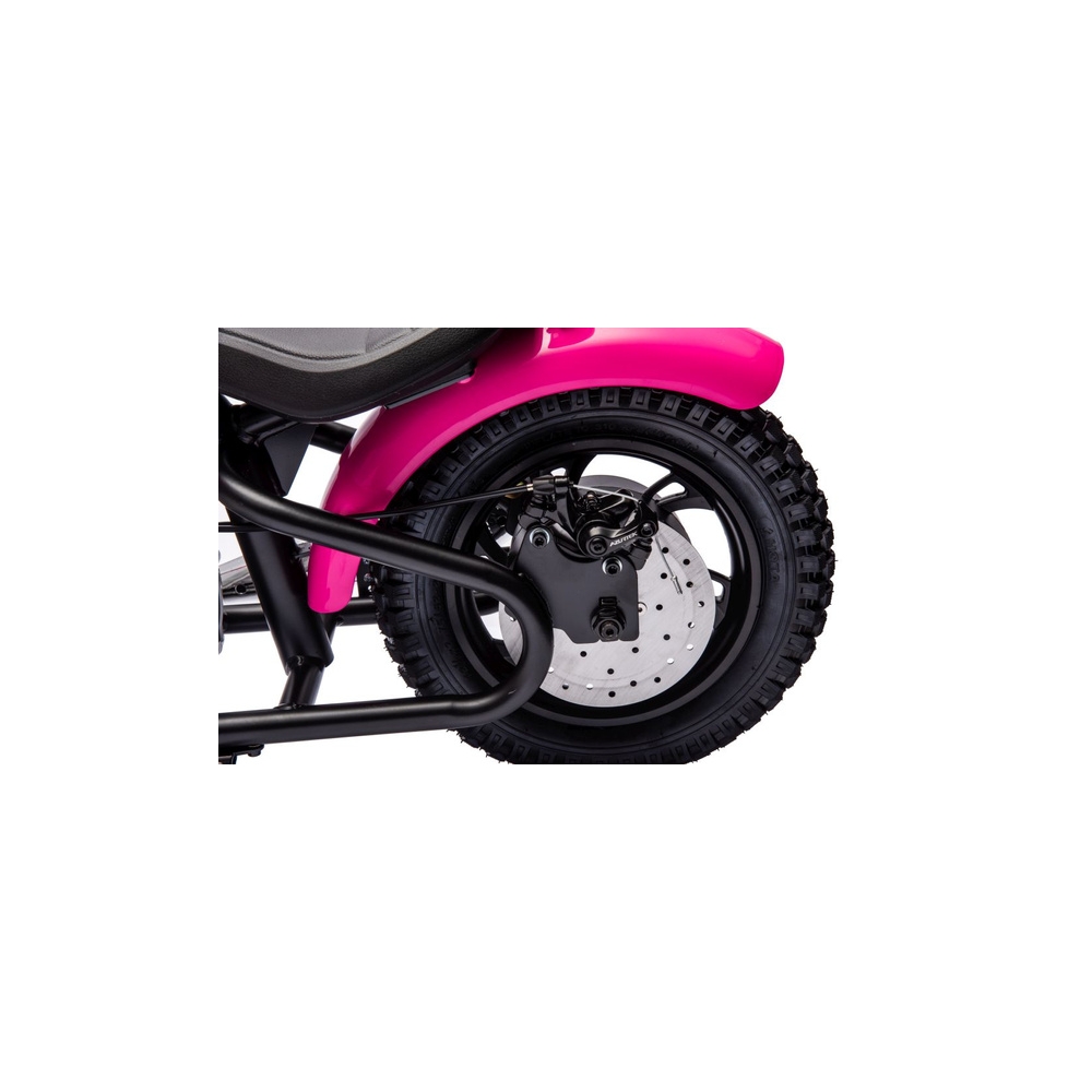 Elektrinis motociklas A9902 36V, Pink-Elektromobiliai vaikams, Motociklai-e-vaikas