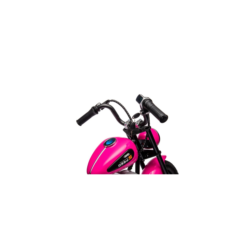 Elektrinis motociklas A9902 36V, Pink-Elektromobiliai vaikams, Motociklai-e-vaikas