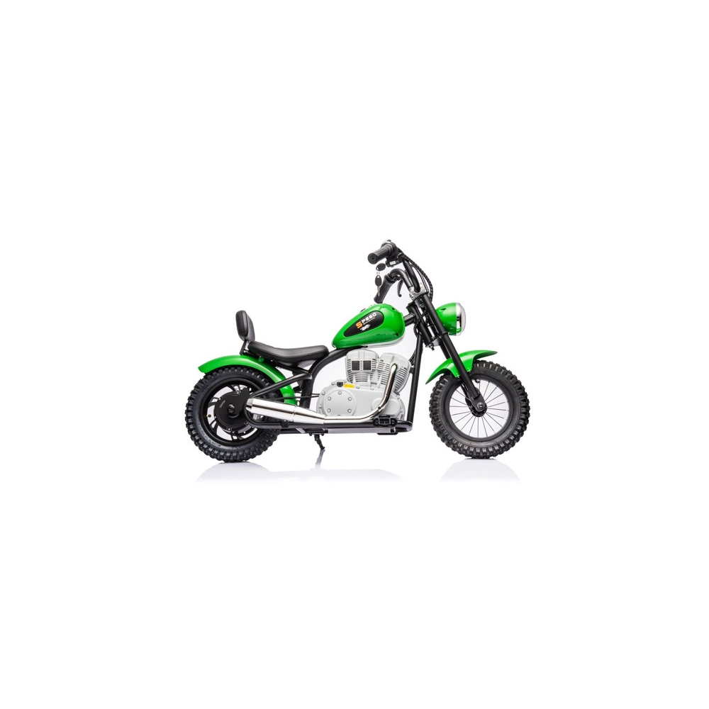 Elektrinis motociklas A9902 36V, Green-Elektromobiliai vaikams, Motociklai-e-vaikas