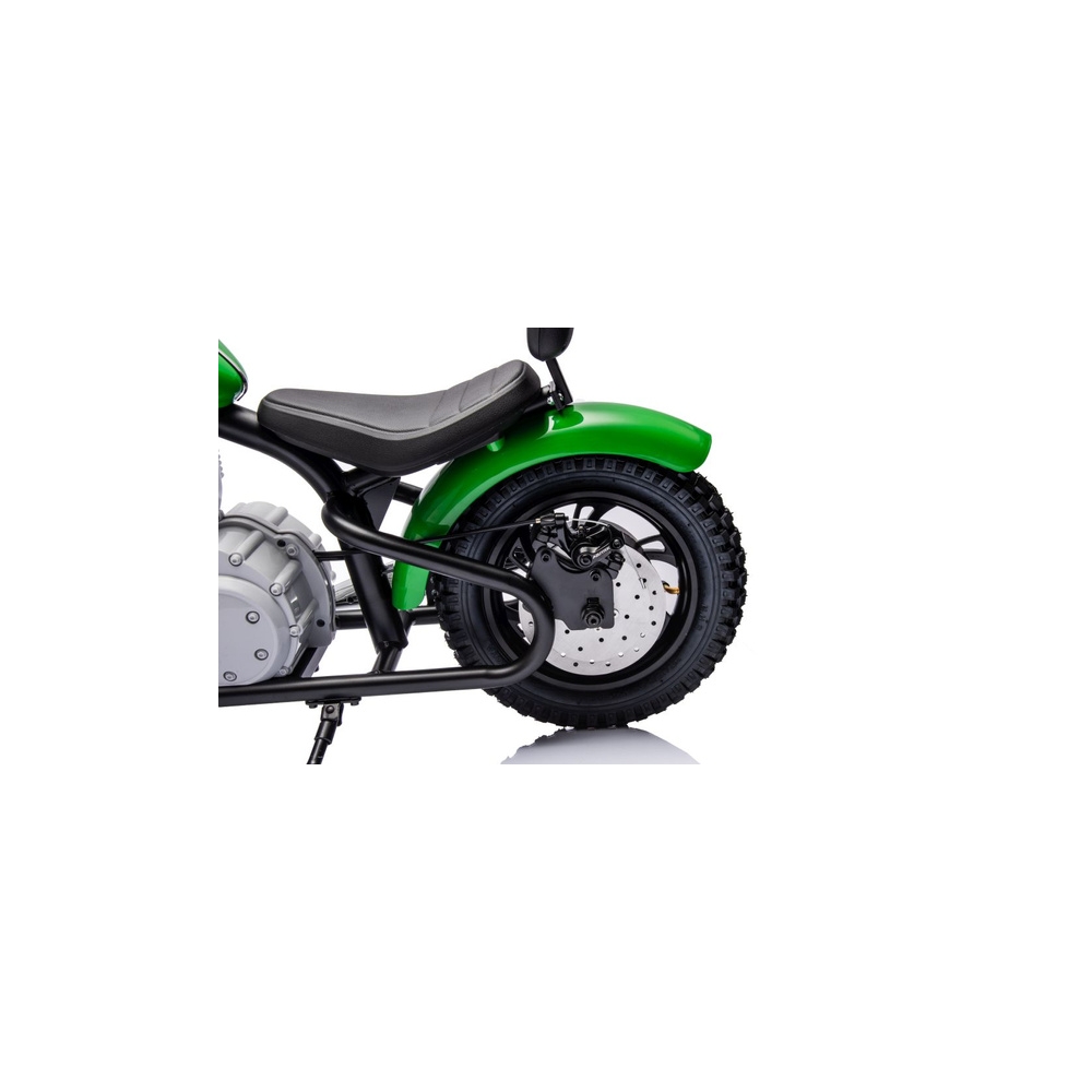 Elektrinis motociklas A9902 36V, Green-Elektromobiliai vaikams, Motociklai-e-vaikas