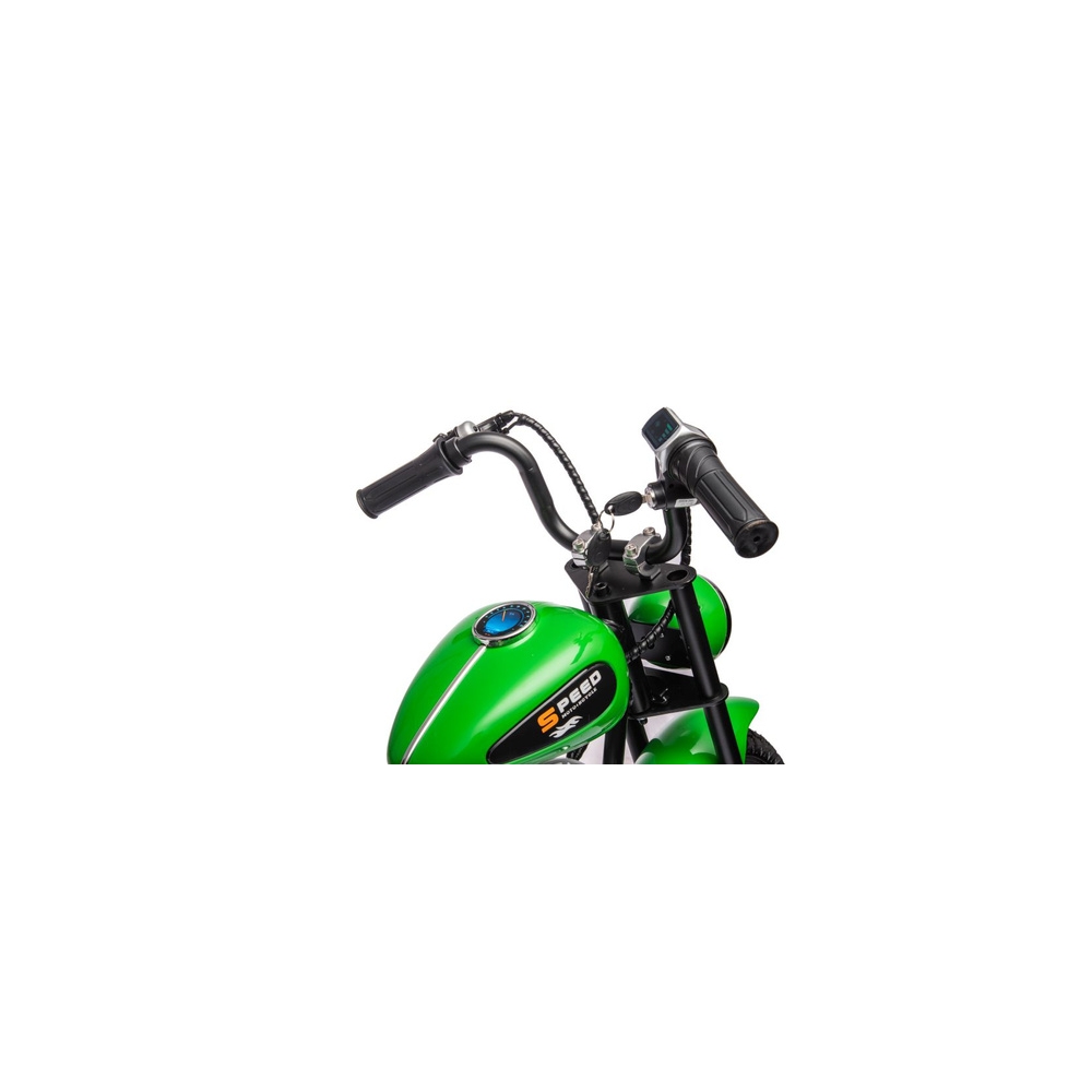 Elektrinis motociklas A9902 36V, Green-Elektromobiliai vaikams, Motociklai-e-vaikas