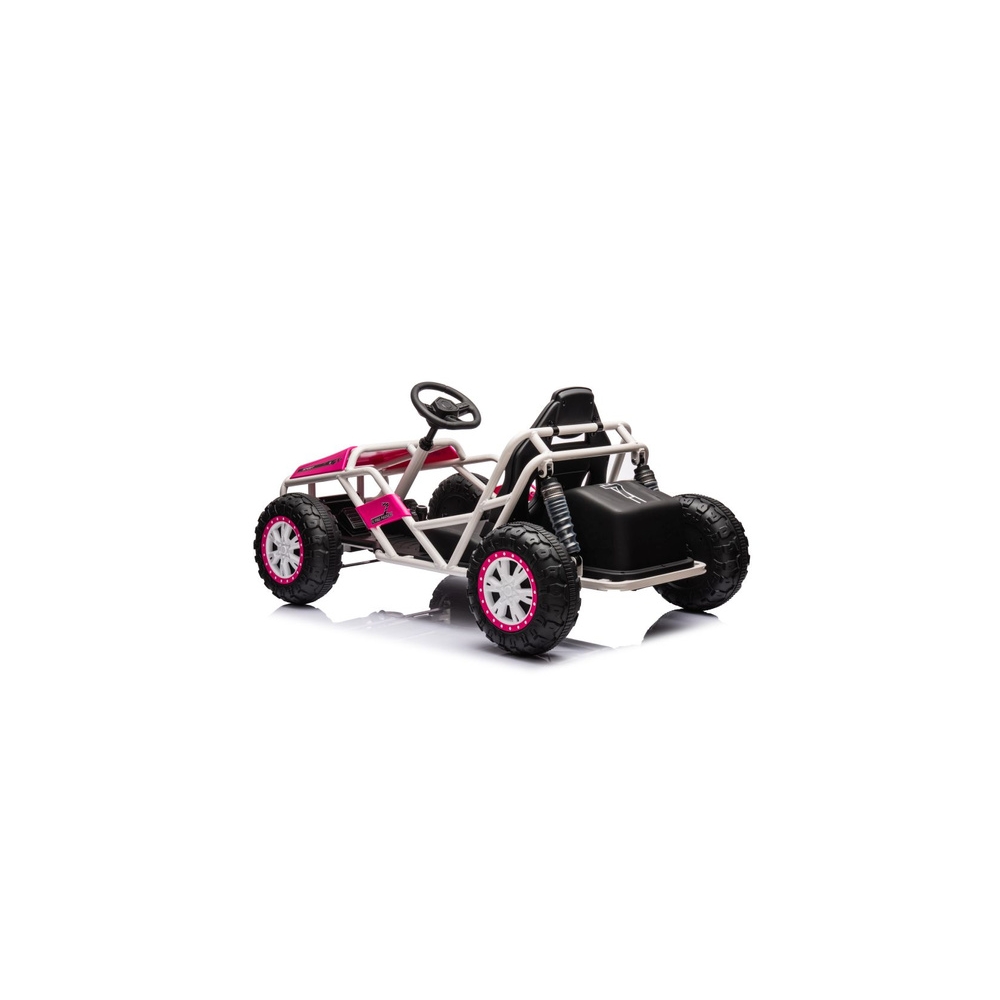 Elektrinis Buggy A8812, Pink-Elektromobiliai vaikams, Keturračiai ir bagiai-e-vaikas