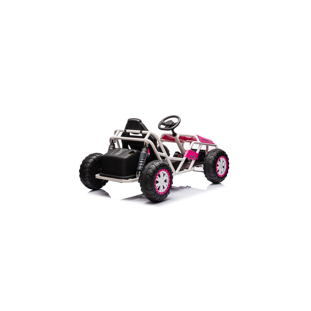 Elektrinis Buggy A8812, Pink-Elektromobiliai vaikams, Keturračiai ir bagiai-e-vaikas