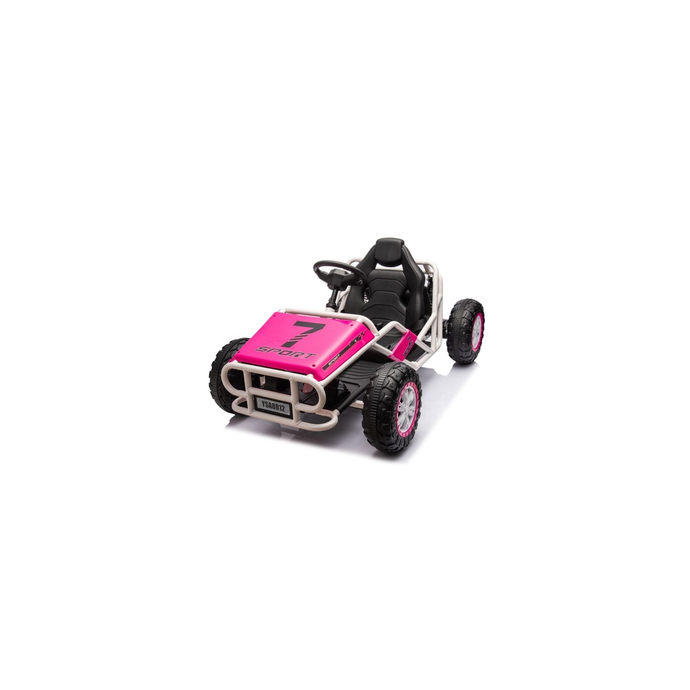 Elektrinis Buggy A8812, Pink-Elektromobiliai vaikams, Keturračiai ir bagiai-e-vaikas