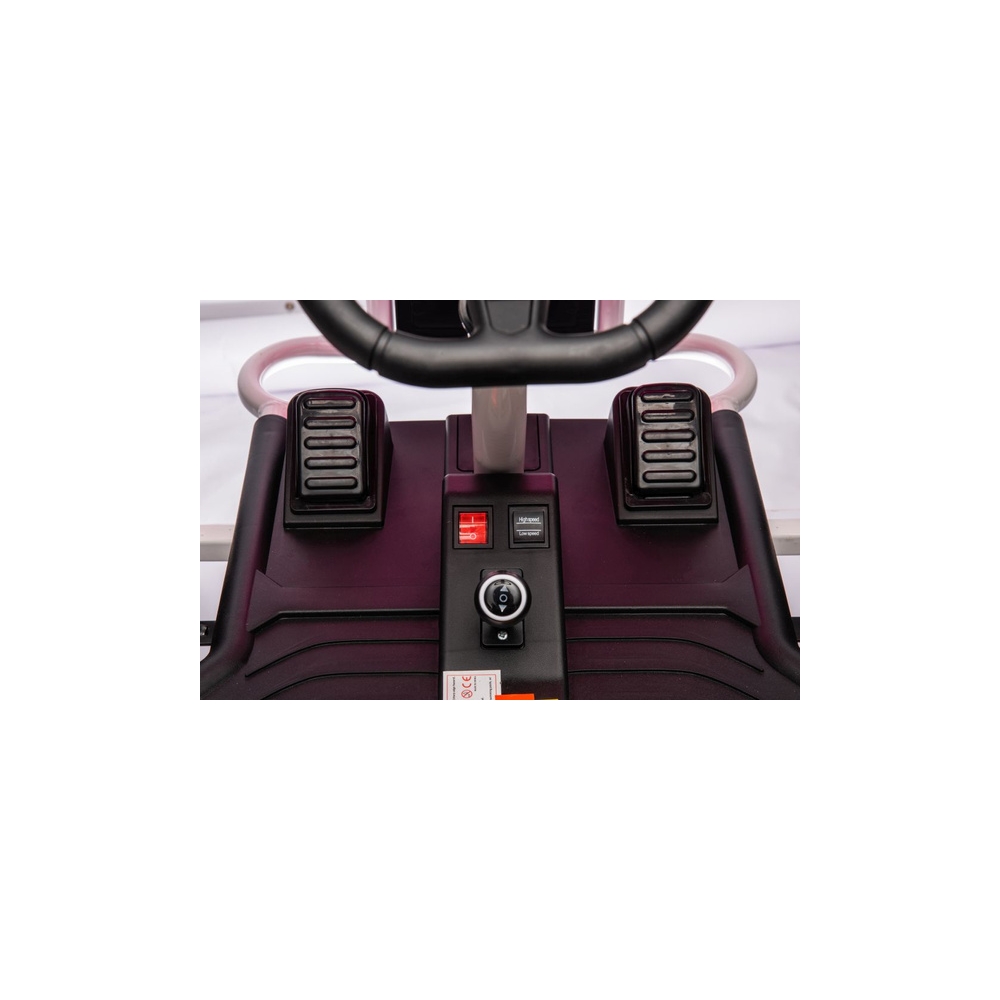 Elektrinis Buggy A8812, Pink-Elektromobiliai vaikams, Keturračiai ir bagiai-e-vaikas