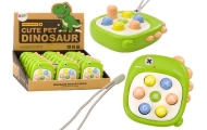 Arcade Game Whack A Mole Letters Dinosaur Green