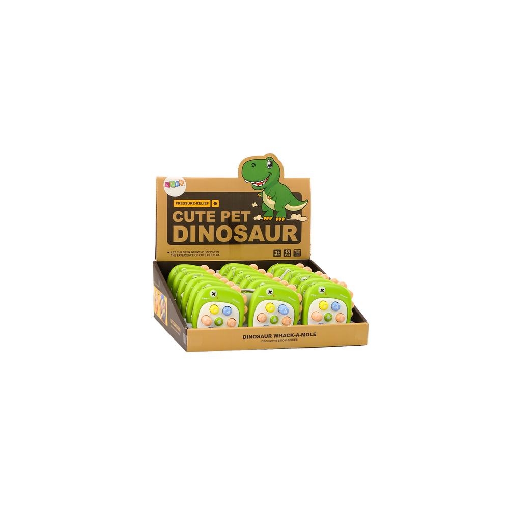 Whack Mole raidės Dinozauras Green arkadinis žaidimas