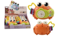 Krabas Fotoaparatas Rattle Projektoriaus baterijos garsai Oranžinė