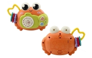 Krabas Fotoaparatas Rattle Projektoriaus baterijos garsai Oranžinė