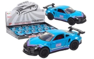 Car Sports Car 1:32 Friction Drive Metal Turquoise