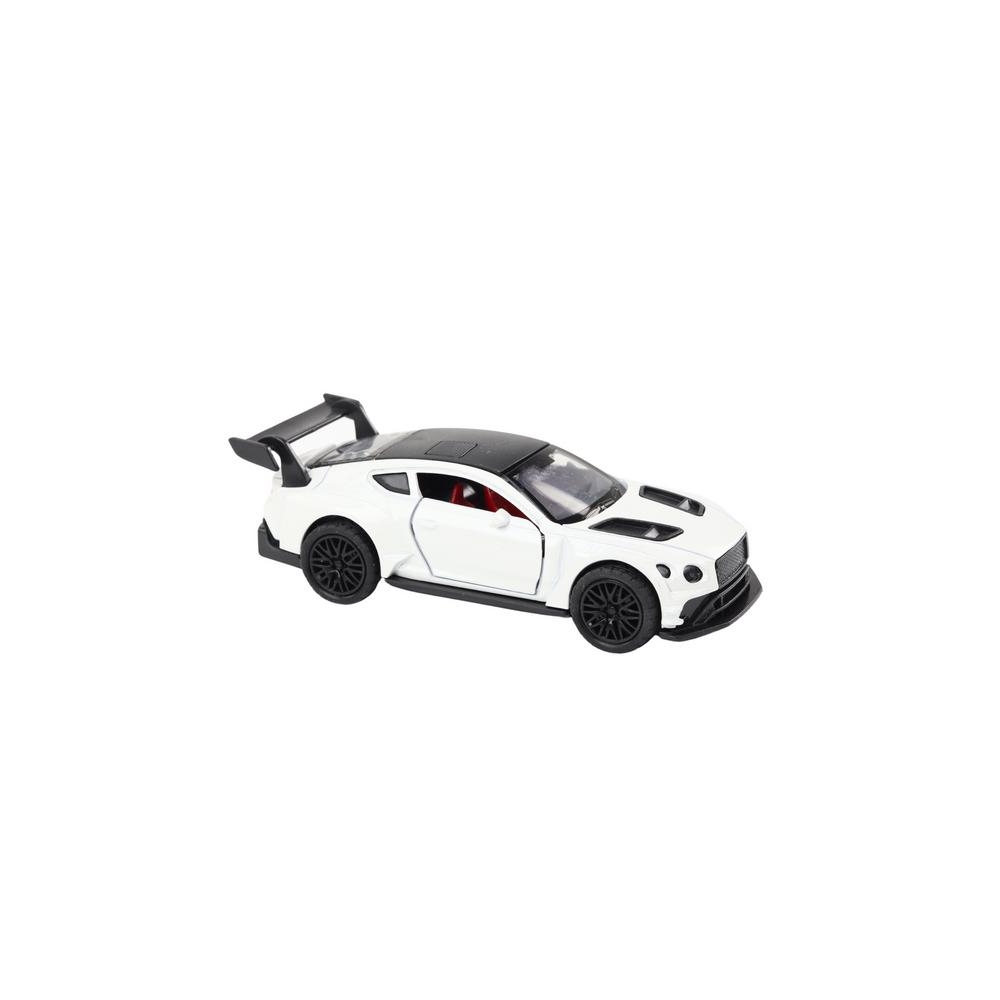 Sportinis automobilis 1:32 Frikcinė pavara Perlamutrinė balta