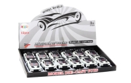 Car Sports Car 1:32 Friction Drive Pearl White