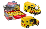 Ambulance Ambulance 1:32 Opening Doors Lights Sounds Drive Yellow