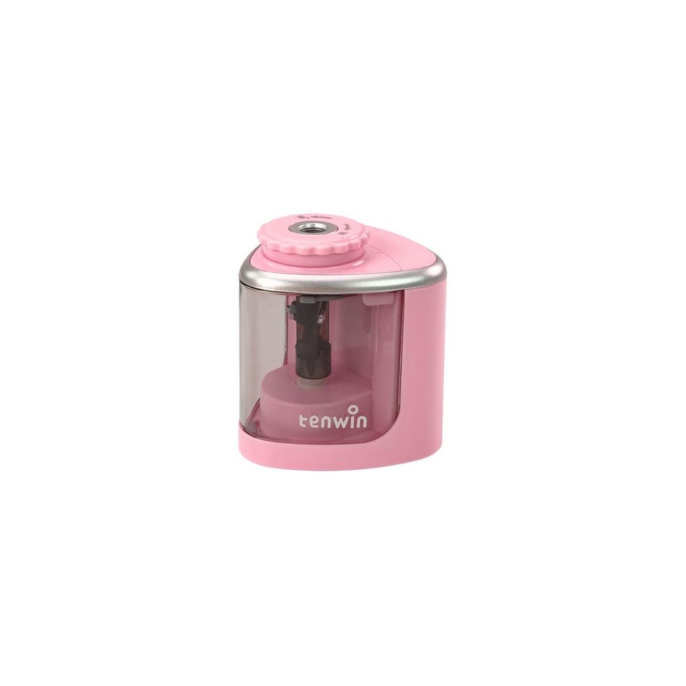 Electric Pink Sharpener for Crayons and Pencils 6-8 mm