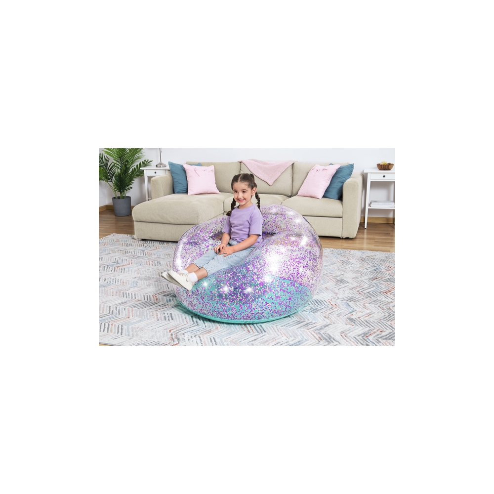 Fotel dmuchany z brokatem Bestway 75115