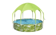 Basen Ogrodowy Stelażowy Dla Dzieci 244 cm x 51 cm Bestway 56432 Zielony