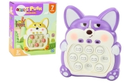 Arcade Game Console Pop-It Lisek 7 Game Modes Purple