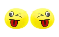 Soft Ball Smiley Emoji Ball Yellow 9cm