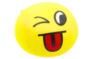 Soft Ball Smiley Emoji Ball Yellow 9cm