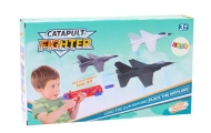 2in1 Dart Gun Airplane Launcher Blue