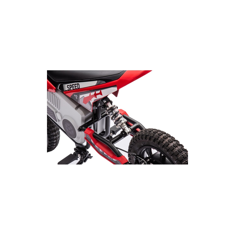 Elektrinis motociklas Cross Bike A9901, Red-Elektromobiliai vaikams, Motociklai-e-vaikas